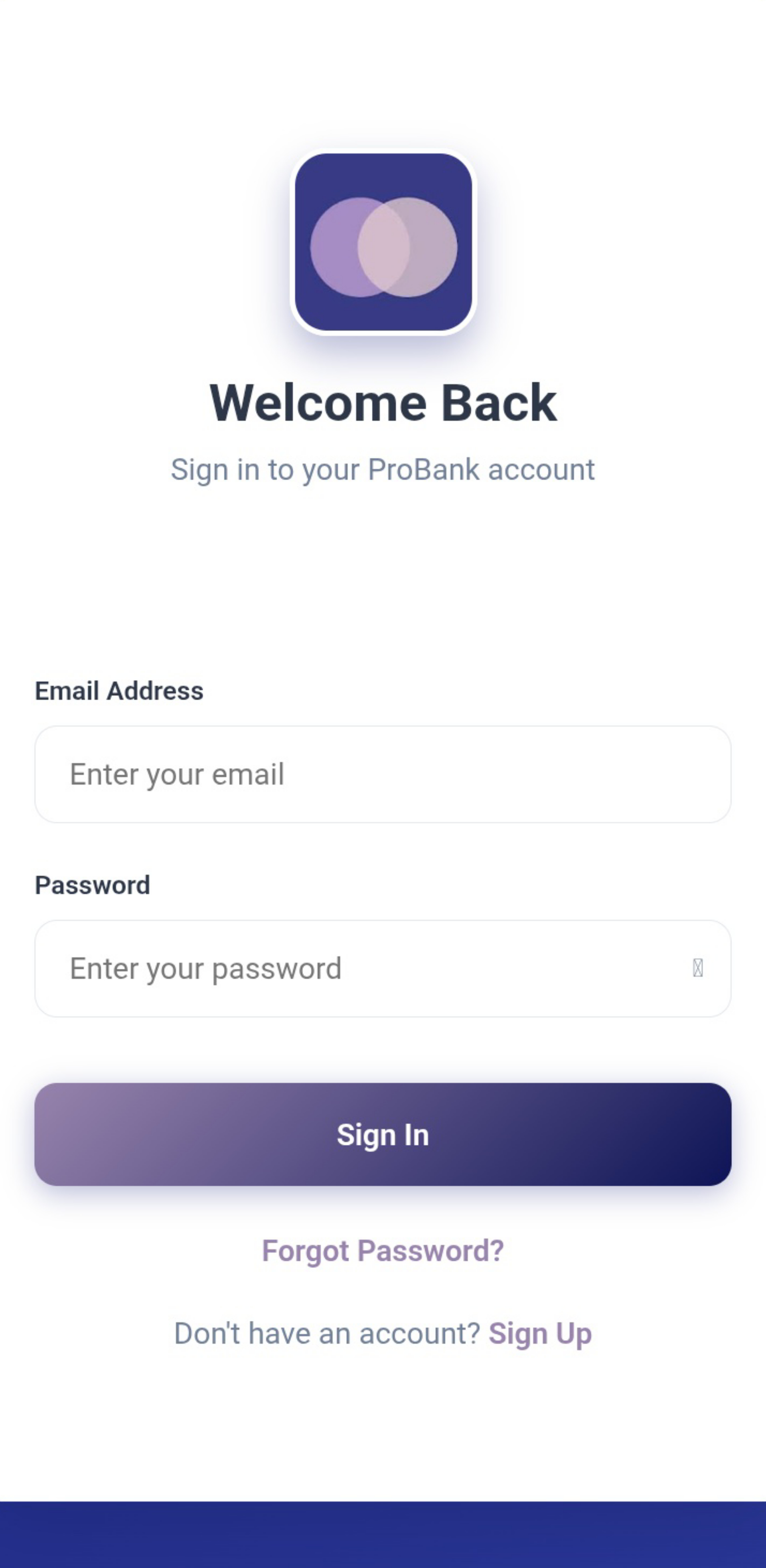 ProBank v15.5 account management and balance simulation